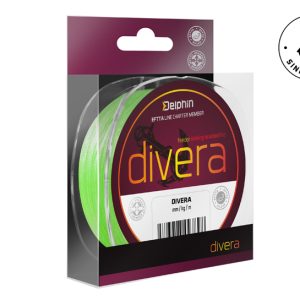 Delphin DIVERA Feeder / fluo zöld fonott zsinór