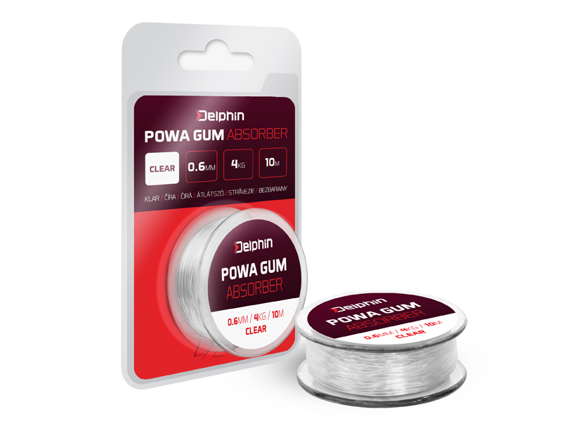 Delphin POWA GUM Absorber Transzparens/ Power gumi