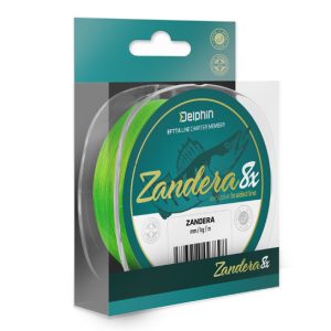 Delphin ZANDERA 8 / fluo zöld fonott pergető zsinór