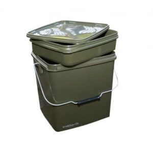 Trakker 13 Liter Olive Square Container / Vödör Tálcával