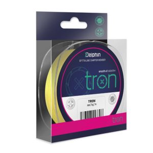 Delphin TRON fluo sárga fonott zsinór