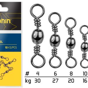 Barrel Swivel A-02/ forgókapocs 10db