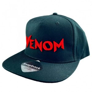 VENOM BLACK SNAPBACK / baseball sapka