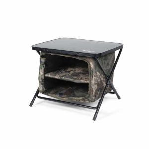 Nash Bank Life Bedside Station Camo / Összecsukható Asztal Tárolóval