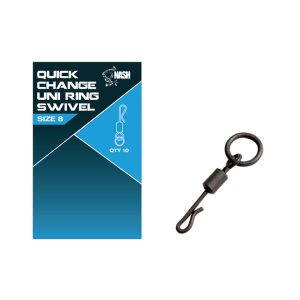 Nash Quick Change Ring Swivel Size 8 / gyorskapocs