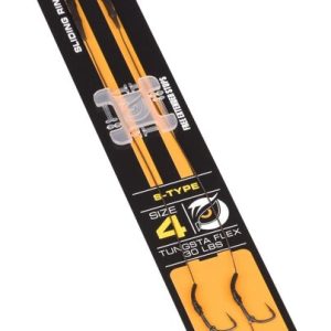 Pole position SLIDING RING RIG S-TYPE 20cm / előkötött horog