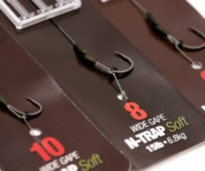 Korda N-Trap DF Carp Rig Wide Gape Szakáll Nélküli Horoggal