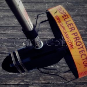 ICC INOX csónakmotor propeller védő /Black Edition/ - íveltebb formájú hengeres motortestű csónakmotorokhoz