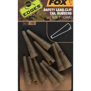 Fox EDGES™ Camo Safety Lead Clip Tail Rubbers (Size 7) /Gumihüvely