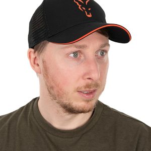 Fox Collection Trucker Cap Black & Orange / TRUCKER STYLE BASEBALL SAPKA