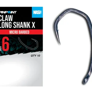 Nash Claw Long Shank X Erősített Horog