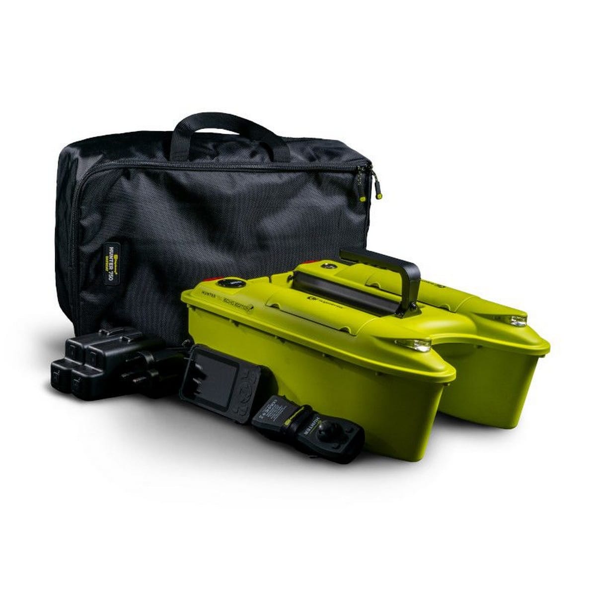 Ridgemonkey hunter 750 bait boat hi-víz echo edition / Etetőhajó szonárral