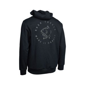 Nash Pulóver Fekete / Make It Happen Carp Logo Hoody Black
