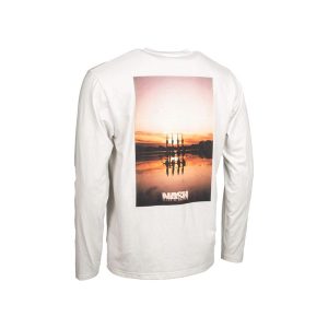 Nash Hosszúujjú Póló Fehér / Make It Happen Sunset Long Sleeve T Shirt Ecru