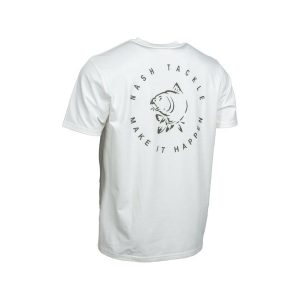 Nash Póló Fehér (ecru) 2025 / Make It Happen Carp Logo T Shirt Ecru