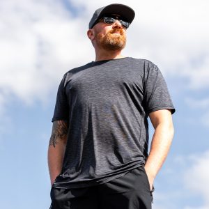 Ridgemonkey Póló Fekete / APEAREL COOLTECH STEALTH EDITION T-SHIRT