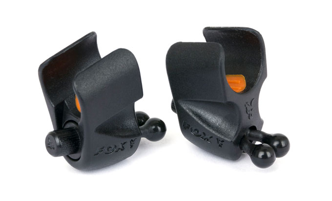 Fox Állítható Zsinórklipsz 2 db / csomag / Black Label Adjustable Rod Clip - 2 Pack