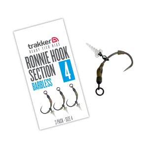 Trakker Kész Ronnie Horog Készlet Szakáll Nélküli 3 db -  Ronnie Hook Section