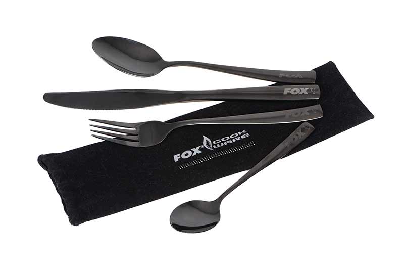 Fox Étkészlet / Cooware Black Stainless Cutlery Set