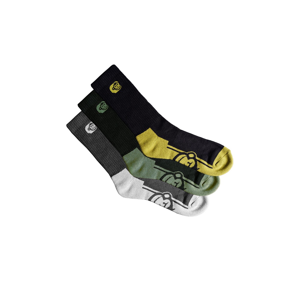 Ridgemonkey Hosszúszárú Zokni 3 db-os / Apearel Crew Socks