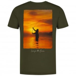 Korda Sunrise Tee Dark Olive – Korda Sunrise póló sötét olívazöld