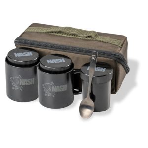 Nash Bank Life Brew Kit-Tea és Kávé Készlet Bögrékkel