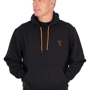 Fox Classic Hoody Black & Orange – Fekete horgász pulóver