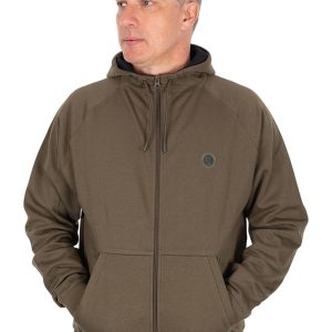 Fox Collection Zipped Hoody Green – Zöld cipzáras horgász pulóver