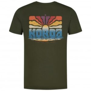 Korda Dawn Vibes Tee Dark Olive – Olíva Zöld Póló