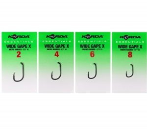 Korda Essentials Wide Gape X - Erősített Horog