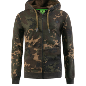 Korda Zip Hoodie Black Kamo – Cipzáras horgász pulóver