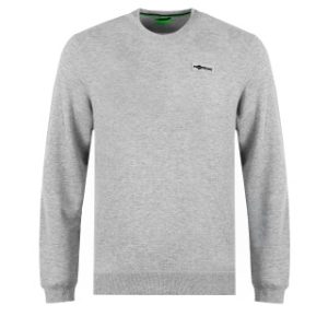 Korda Patch Crewneck Heather Grey – Szürke horgász pulóver