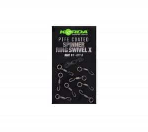 Korda PTFE Spinner Ring Swivel X Size 11 – Erősített karikás Spinner forgó