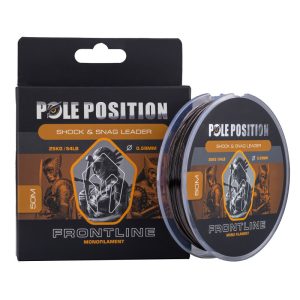 Pole Position Frontline Mono – Süllyedő monofil előtét zsinór 50 m0,59